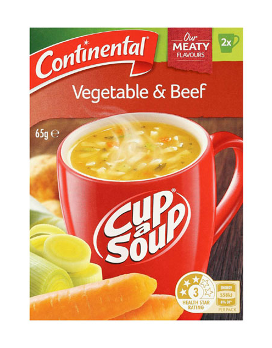 Continenta  Veg & Beef Cup A Soup